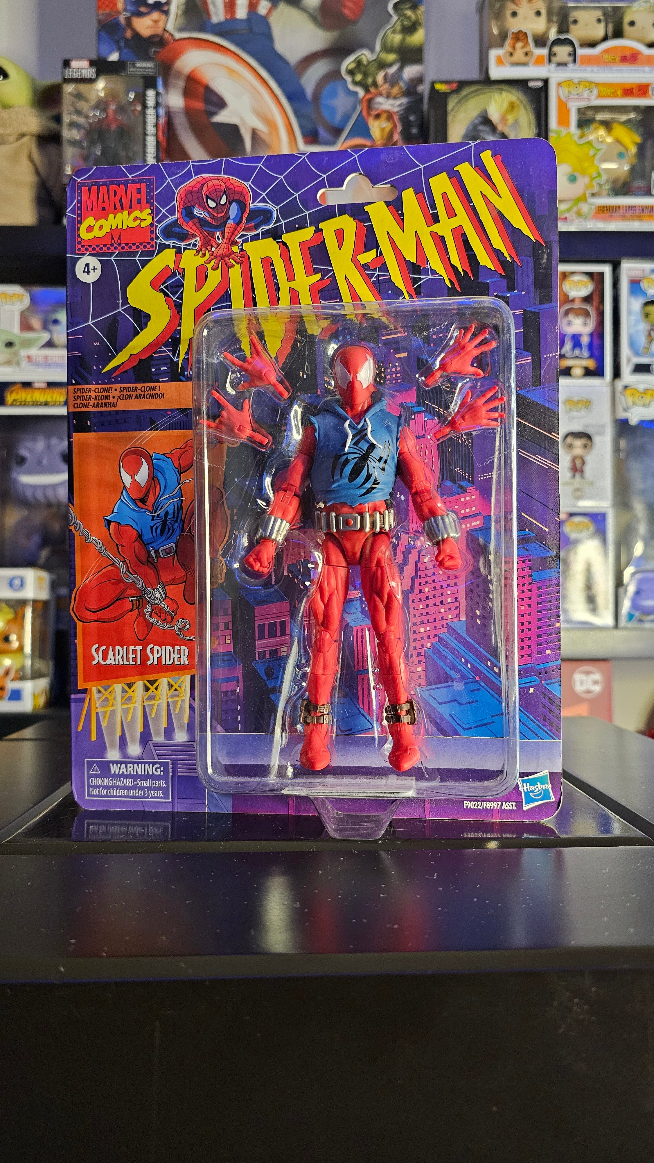Spiderman Scarlet Spider Marvel Legends