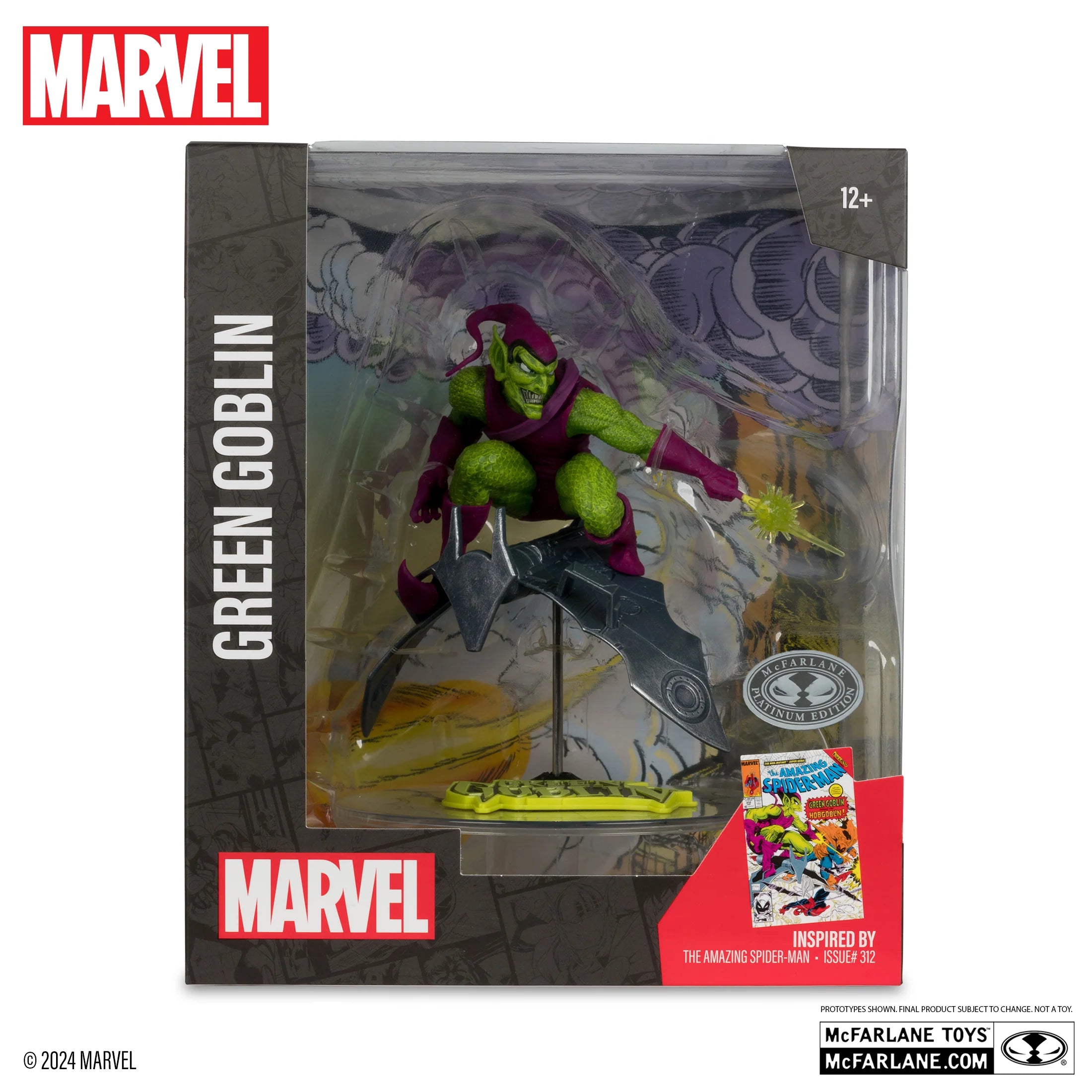 GREEN GOBLIN, PLATINUM EDITION MCFARLANE