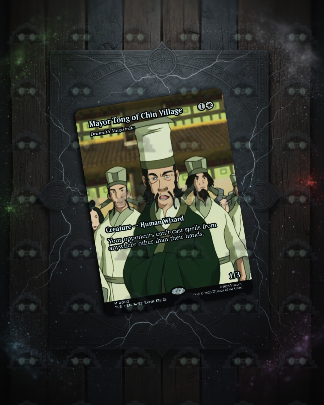 DRANNITH MAGISTRATE (MAYOR TONG OF CHIN VILLAGE) BORDERLESS, single, no foil (Magic The Gathering)