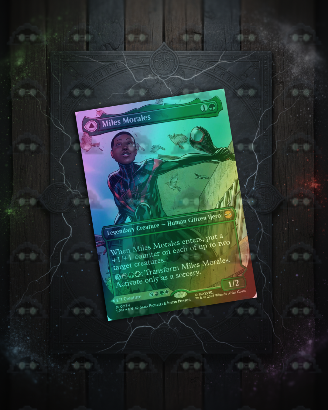 MILES MORALES - ULTIMATE SPIDERMAN #234, single foil (Magic The Gathering)