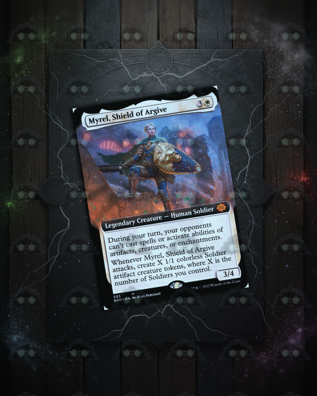 MYREL SHIELD OF ARGIVE EXTENDED ART, single, no foil (Magic The Gathering)