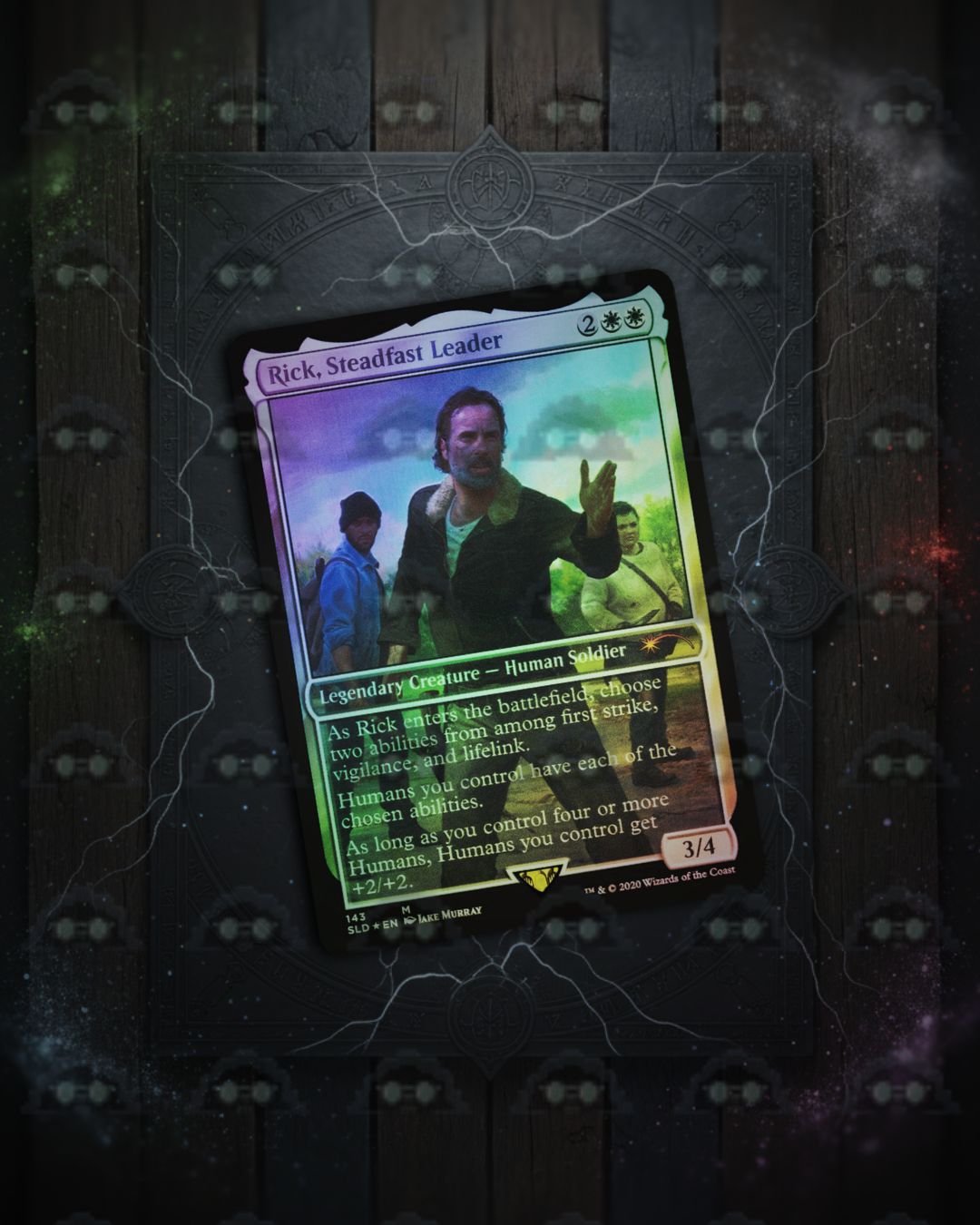 RICK STEADFAST LEADER (THE WALKING DEAD), single, foil (Magic The Gathering)