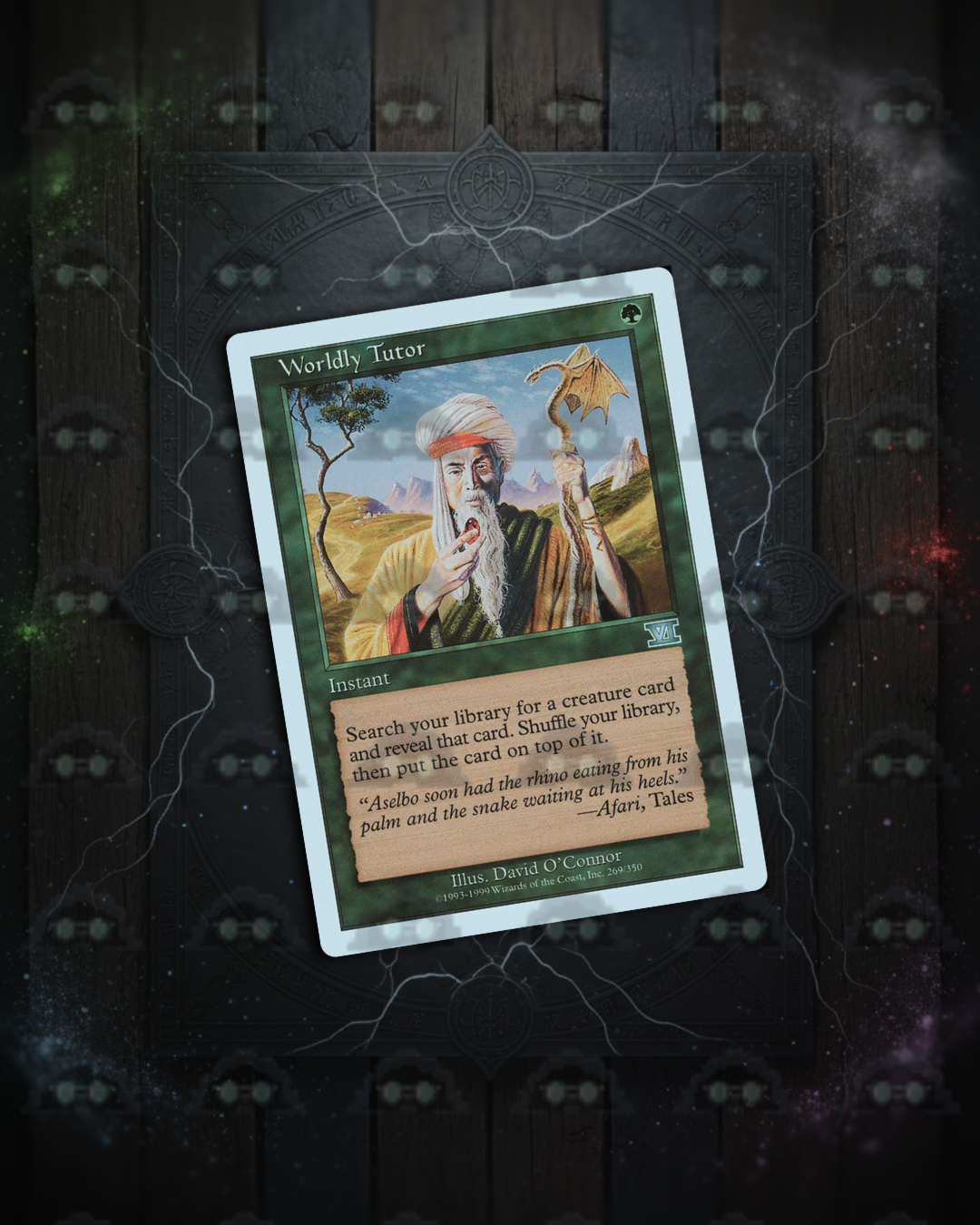 WORLDLY TUTOR, single, no foil (Magic The Gathering)